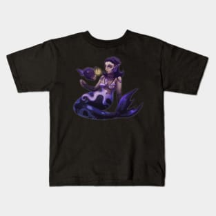 Goth Mermaid Kids T-Shirt